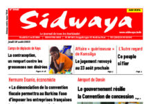 Une Sidwaya du 10-08-2023