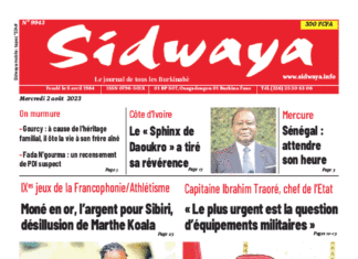 Une Sidwaya du 02-08-2023