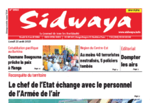 Une Sidwaya du 21-08-2023