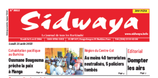 Une Sidwaya du 21-08-2023