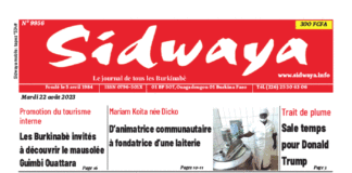 Une Sidwaya du 22-08-2023