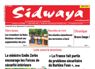 Une du 25-08-2023