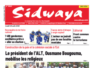 Une Sidwaya du 28-08-2023