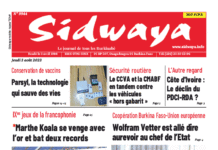 Une Sidwaya du 03-08-2023