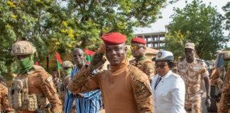 Sortie de promotion à l’AMGN : le Président de la Transition est arrivé à Pô