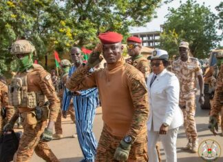 Sortie de promotion à l’AMGN : le Président de la Transition est arrivé à Pô