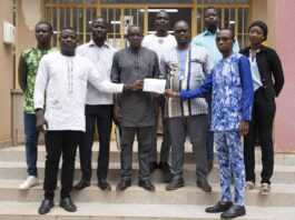 Contribution à l’efforts de paix : Des étudiants mobilisent 587 700 Franc CFA