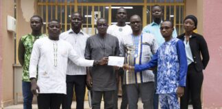 Contribution à l’efforts de paix : Des étudiants mobilisent 587 700 Franc CFA
