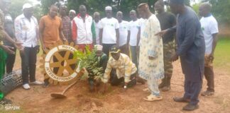 Doumdoulma: le Rotary club Ouagadougou Savane reboise l’école primaire