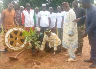 Doumdoulma: le Rotary club Ouagadougou Savane reboise l’école primaire