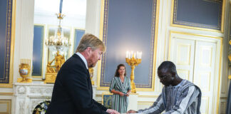 Présentation de lettres de créance aux Pays-Bas : l’ambassadeur Bonkoungou reçu au palais royal de Noordeinde