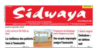 Une Sidwaya du 14-09-2023