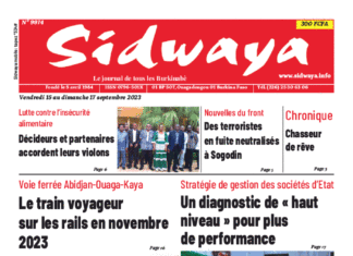 Une Sidwaya du 15 au 17-09-2023