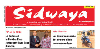 Une Sidwaya du 19-09-2023