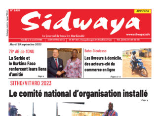 Une Sidwaya du 19-09-2023