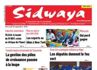 Sidwaya du 20-9-2023