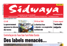 Une Sidwaya du 21-09-2023