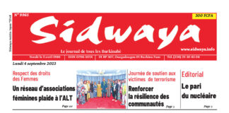 Une Sidwaya du 4-9-2023