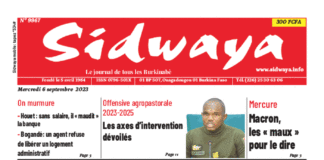 Une Sidwaya du 06-09-2023