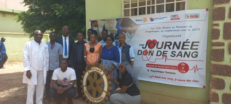 Rotary et Rotaract de Ouagadougou : une journée de don de sang pour sauver des vies