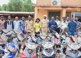 Ouagadougou : la police restitue 30 engins volés à leurs propriétaires