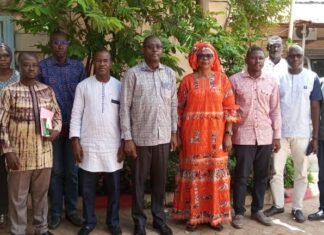 Editions Sidwaya : Le coordonnateur national de l’unité PPP, Sié Palenfo, encourage le personnel