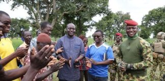 Campagne agricole : le Chef de l’Etat encourage les producteurs rizicoles de Koho Yabiro