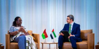 Coopération : Son Excellence Olivia Rouamba rencontre ses pairs des Emirats Arabes Unis et du Kossovo en marge de la 78e session des Nations Unis
