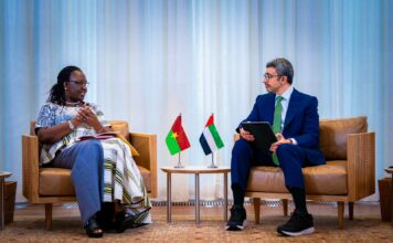 Coopération : Son Excellence Olivia Rouamba rencontre ses pairs des Emirats Arabes Unis et du Kossovo en marge de la 78e session des Nations Unis