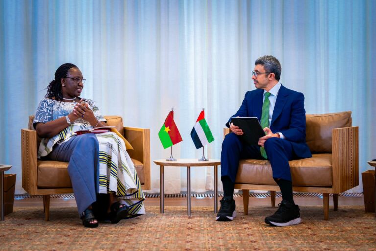 Coopération : Son Excellence Olivia Rouamba rencontre ses pairs des Emirats Arabes Unis et du Kossovo en marge de la 78e session des Nations Unis