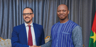 Coopération bilatérale Burkina Faso-Italie: l’ambassadeur Andréa Romussi, chez Ousmane Bougouma