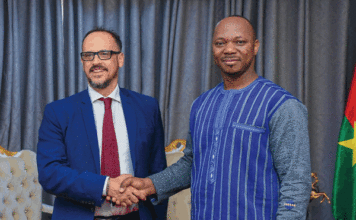 Coopération bilatérale Burkina Faso-Italie: l’ambassadeur Andréa Romussi, chez Ousmane Bougouma