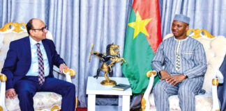 Coopération Burkina-Egypte : l’ambassadeur Ibrahim Elkhouli fait ses adieux au président de l’ALT