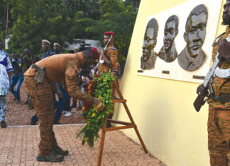 An 36 de l’assassinat de Thomas Sankara : le héros de la Nation immortalisé