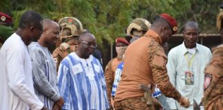 Mausolée Thomas Sankara : le capitaine Ibrahim Traoré a posé la 1ère pierre