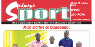 Une Sidwaya Sport du 10-10-2023