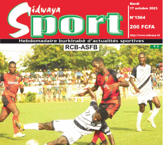 Une Sidwaya Sport du 17-10-2023