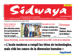 Sidwaya du 13-10-2023