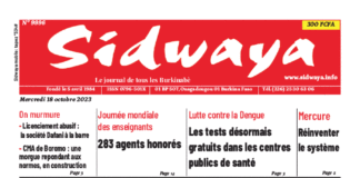 Une Sidwaya du 18-10-2023