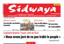 Une Sidwaya du 02-10-2023