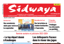 Une Sidwaya du 03-10-2023