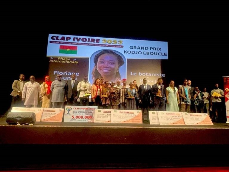 Clap ivoire 2023: la réalisatrice burkinabè Floriane Zoundi, lauréate du grand prix Kodjo Ebouclé
