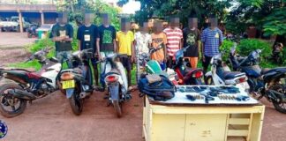 Bobo-Dioulasso : Un réseau de présumés délinquants démantelé par la police nationale