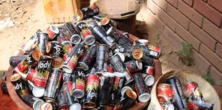 Ouagadougou : La police municipale saisit des boissons alcoolisées dans des commerces installés aux alentours des établissements scolaires