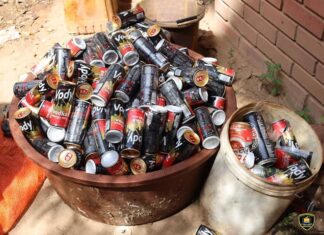 Ouagadougou : La police municipale saisit des boissons alcoolisées dans des commerces installés aux alentours des établissements scolaires