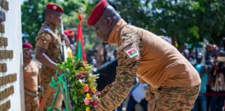 Le président de la Transition Ibrahim Traoré rend hommage aux martyrs