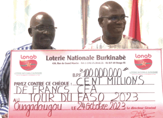 Tour du Faso 2023 : la LONAB, sponsor officiel