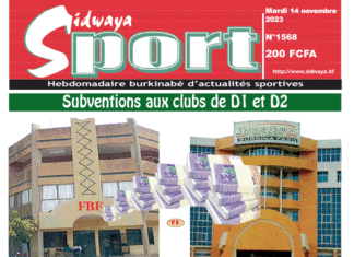 Une Sidwaya Sport du 14-11-2023