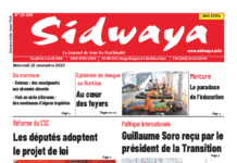 Une Sidwaya du 22-11-2023
