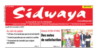 Une Sidwaya du 2-11-2023